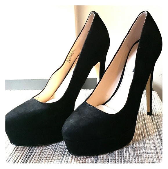 Steve Madden Shoes - Steve Madden Phantom Suede Platform Pumps